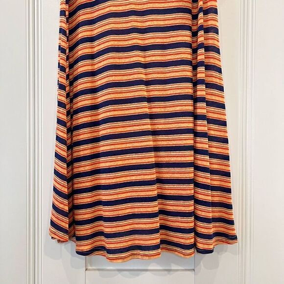 ModCloth Women’s 1X Plus Gotta Get Going TShirt Dress Orange Stripe NWT - Picture 6 of 13